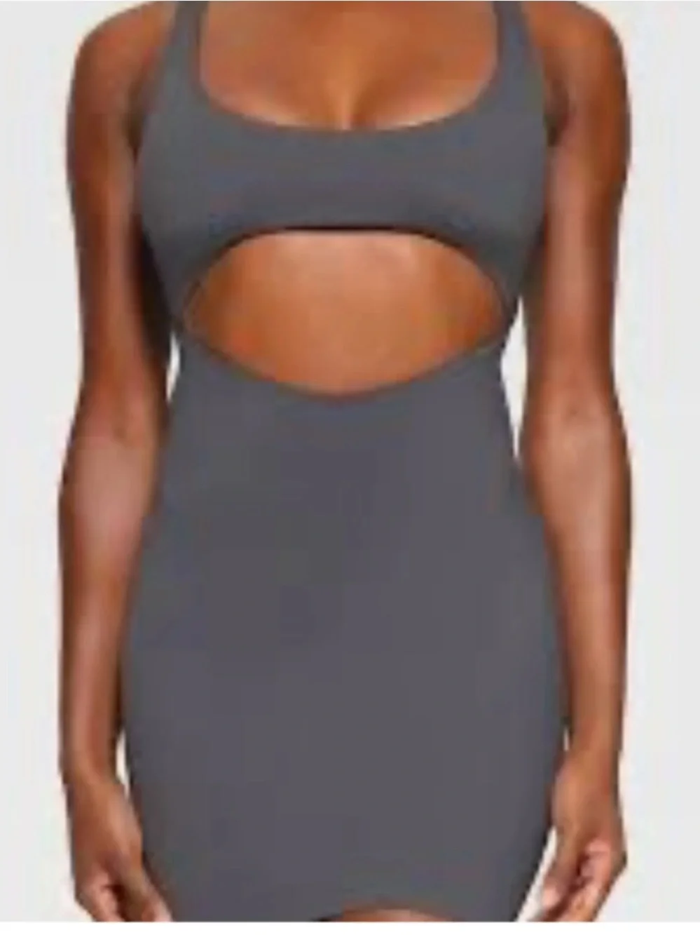 NWT Skims Recycled Swim Cut Out Tank Dress